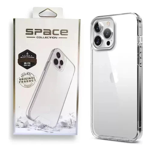 Capa Capinha Clear Space iPhone XR 11 12 13 14 15 Pro Max