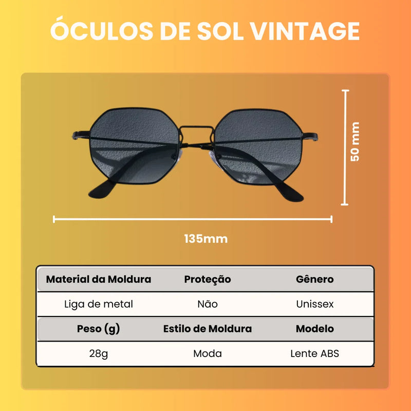 Óculos de Sol Feminino Proteção Metal Modelo Óculos Fashion Tendência 2023-ENVIO IMEDIATO PARA TODO BRASIL