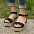 Summer Shoes Platform Sandals Fashion Women Strap Sandal Wedges Shoes Casual Woman Peep Toe Espadrille Femme zapatos para mujer