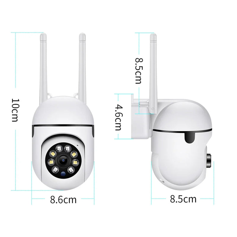 WiFi Security Camera Night Vision 2MP 1080P HD Wireless IP Camera 360 Rotating Remote Surveillance Camera Indoor Monitoring