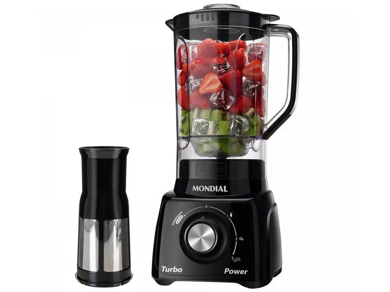 L-99 FB Black Mondial Turbo Power Blender with 3 Speeds Filter 550W - 220V