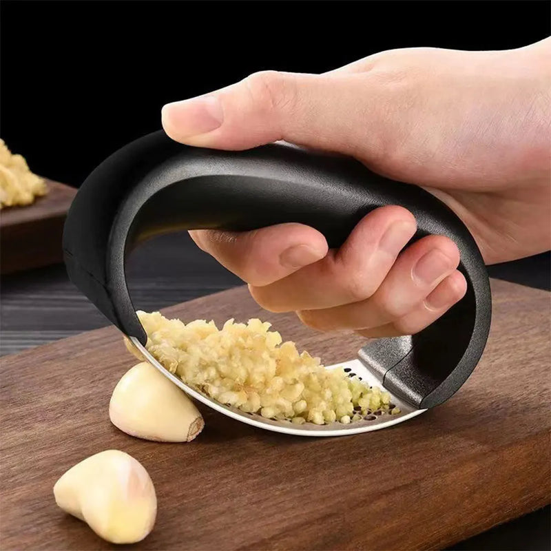 Garlic Press Crusher Manual Kitchen Stainless Steel Garlic Mincer Chopping Garlic Tool Kitchen Accessories Gadget