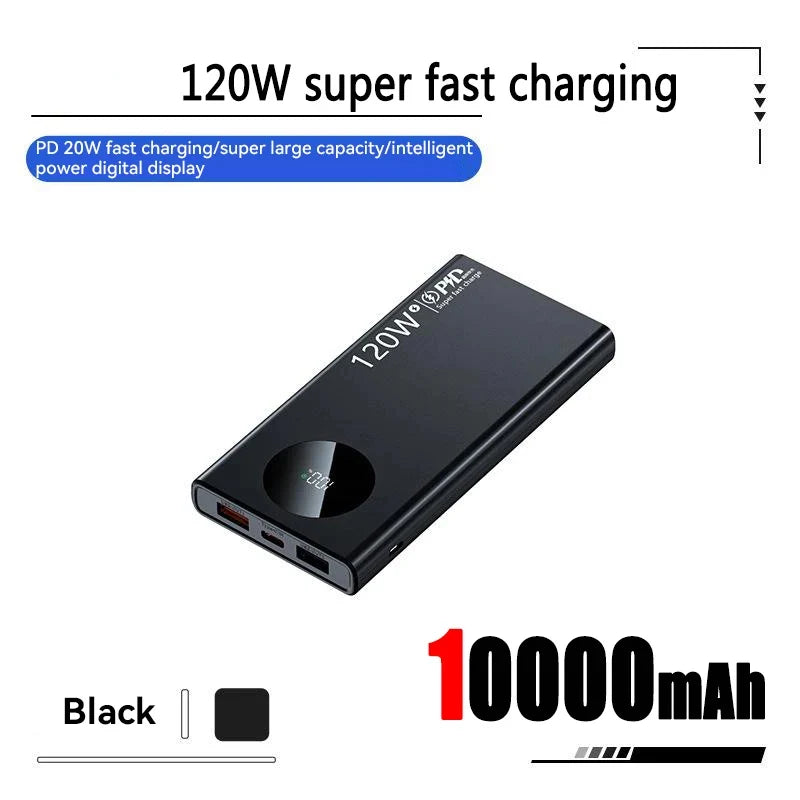 120W Carregamento rápido 50000mAh