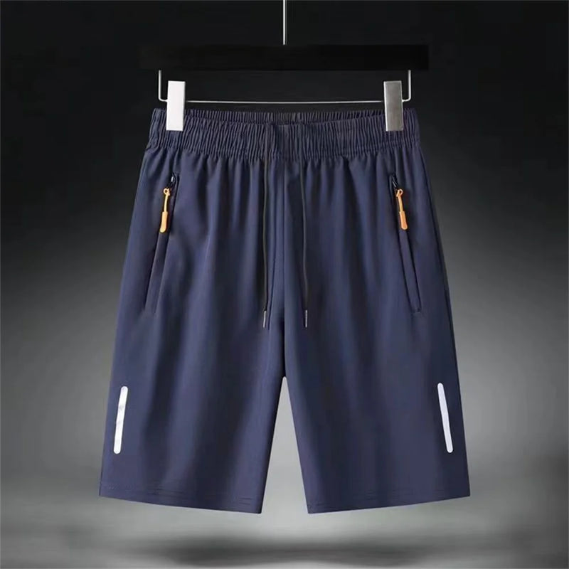 Shorts de seda gelo masculino