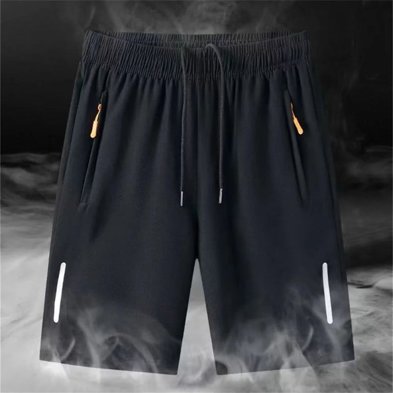 Shorts de seda gelo masculino