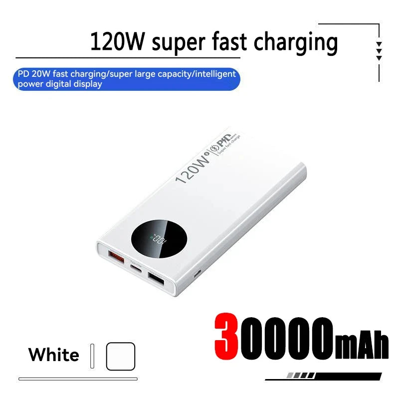 120W Carregamento rápido 50000mAh